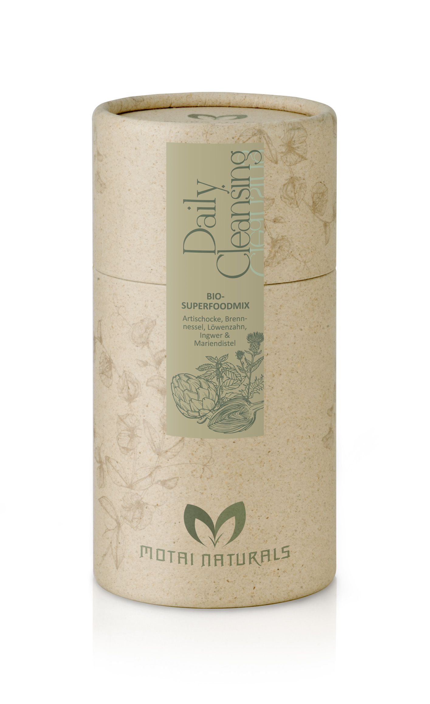 Motai Naturals - Daily Cleansing - Bio-Superfoodmix mit Vitaminen, Mineralien & Ballaststoffen