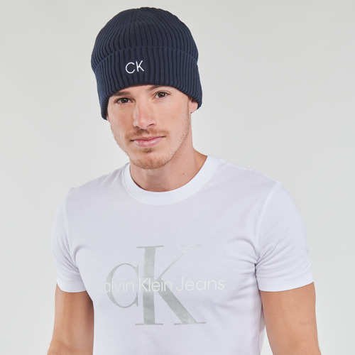 Calvin Klein Jeans - CLASSIC COTTON RIB BEANIE Marino