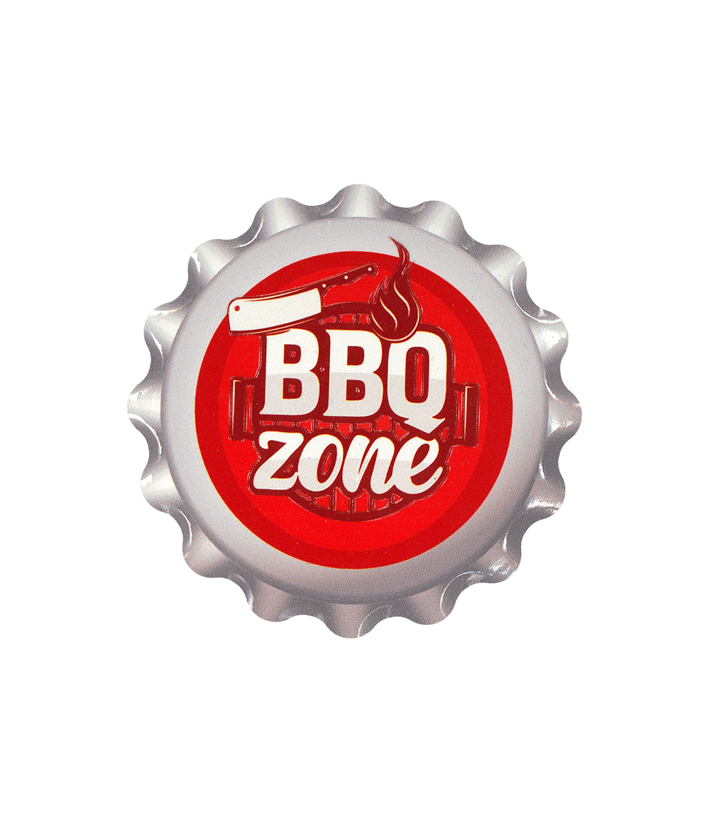 Rood Witte Onderzetters Bbq Zone 11cm
