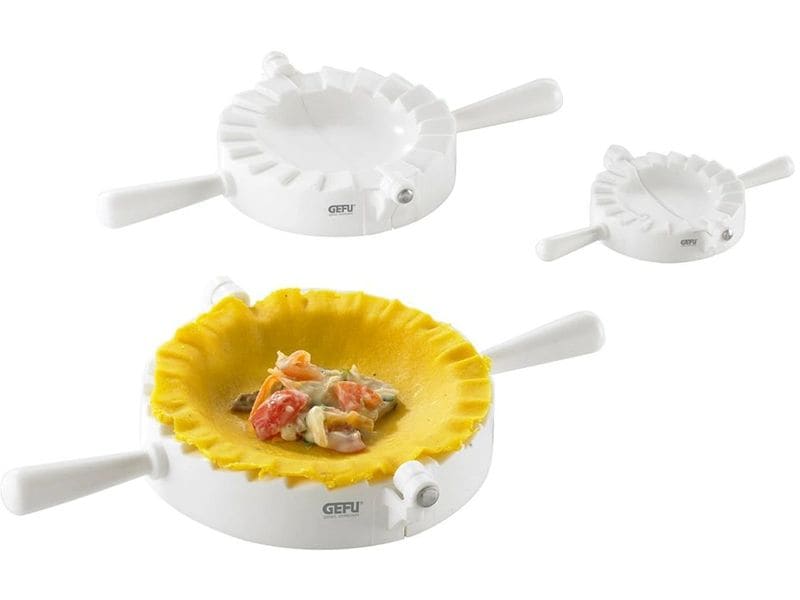 GEFU Ravioli- und Teigtaschenformer Verona 3-teilig Ausstecher für Ravioli