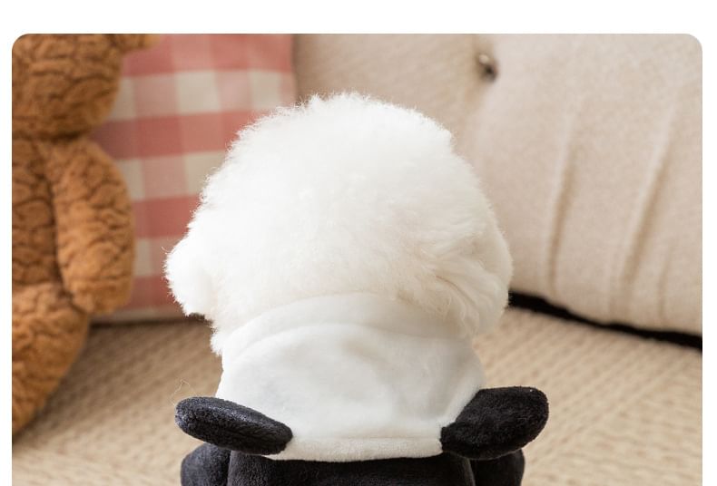 Cissilli - Chenille-pettop met schapenvacht