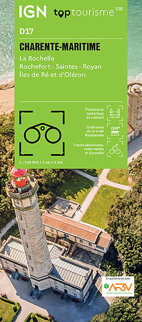 IGN - CHARENTE-MARITIME D17 TOP TOURISME 100 IGN