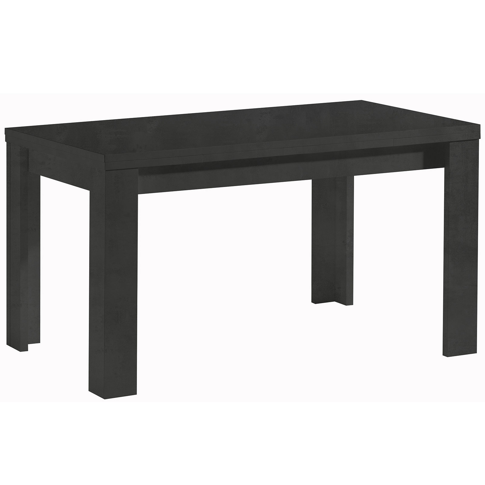 Esstisch - Graphitoptik - ausziehbar - 140 cm