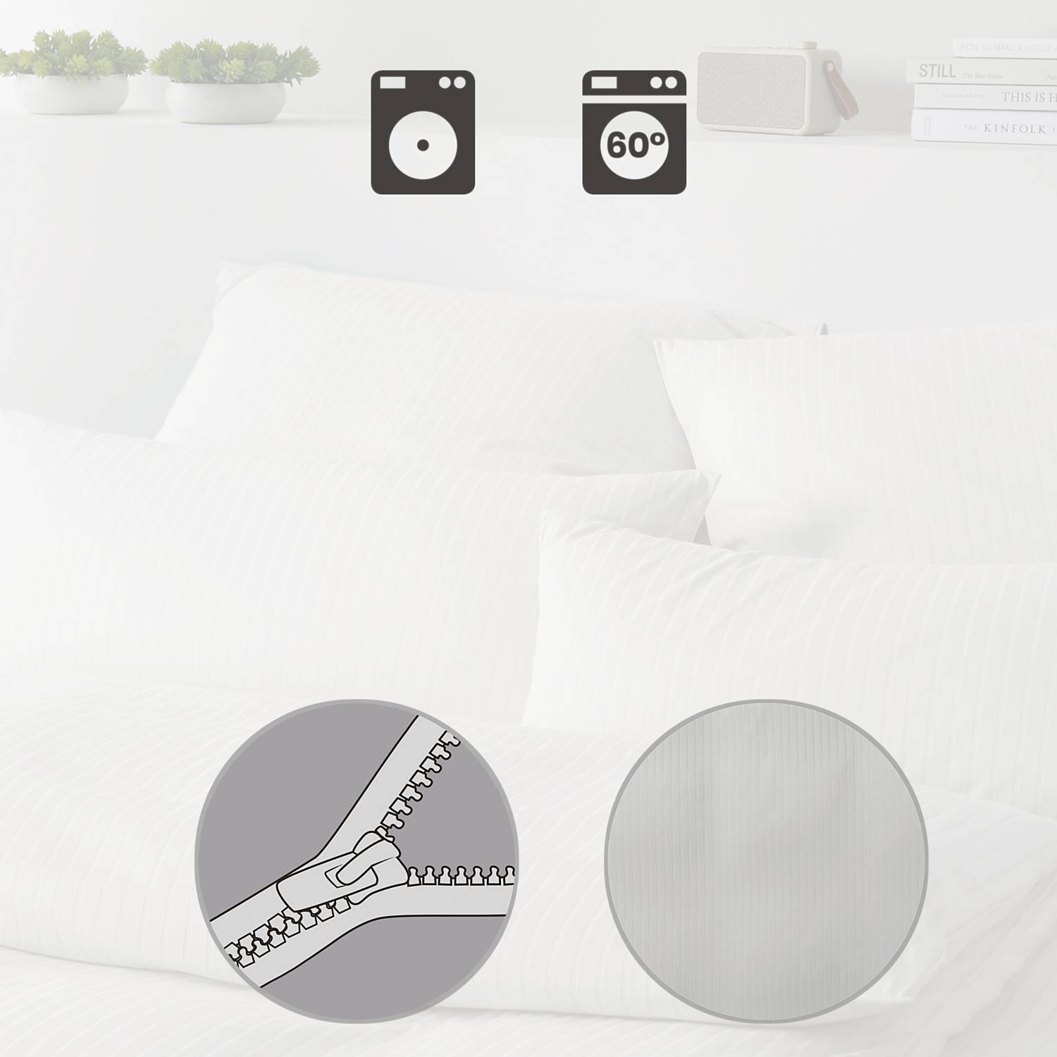 Elegante Interlock-Jersey Bettwäsche 
