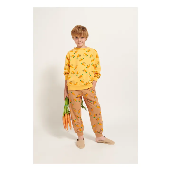 Weekend House Sweat Carotte Coton Bio | Orange