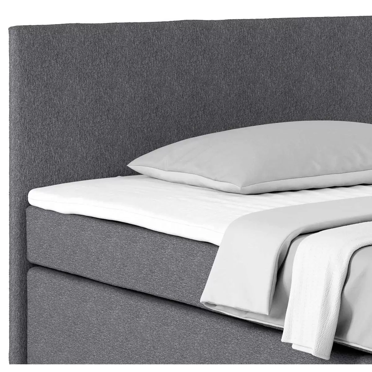 Boxspringbett Nero 140 x 200 Dunkelgrau