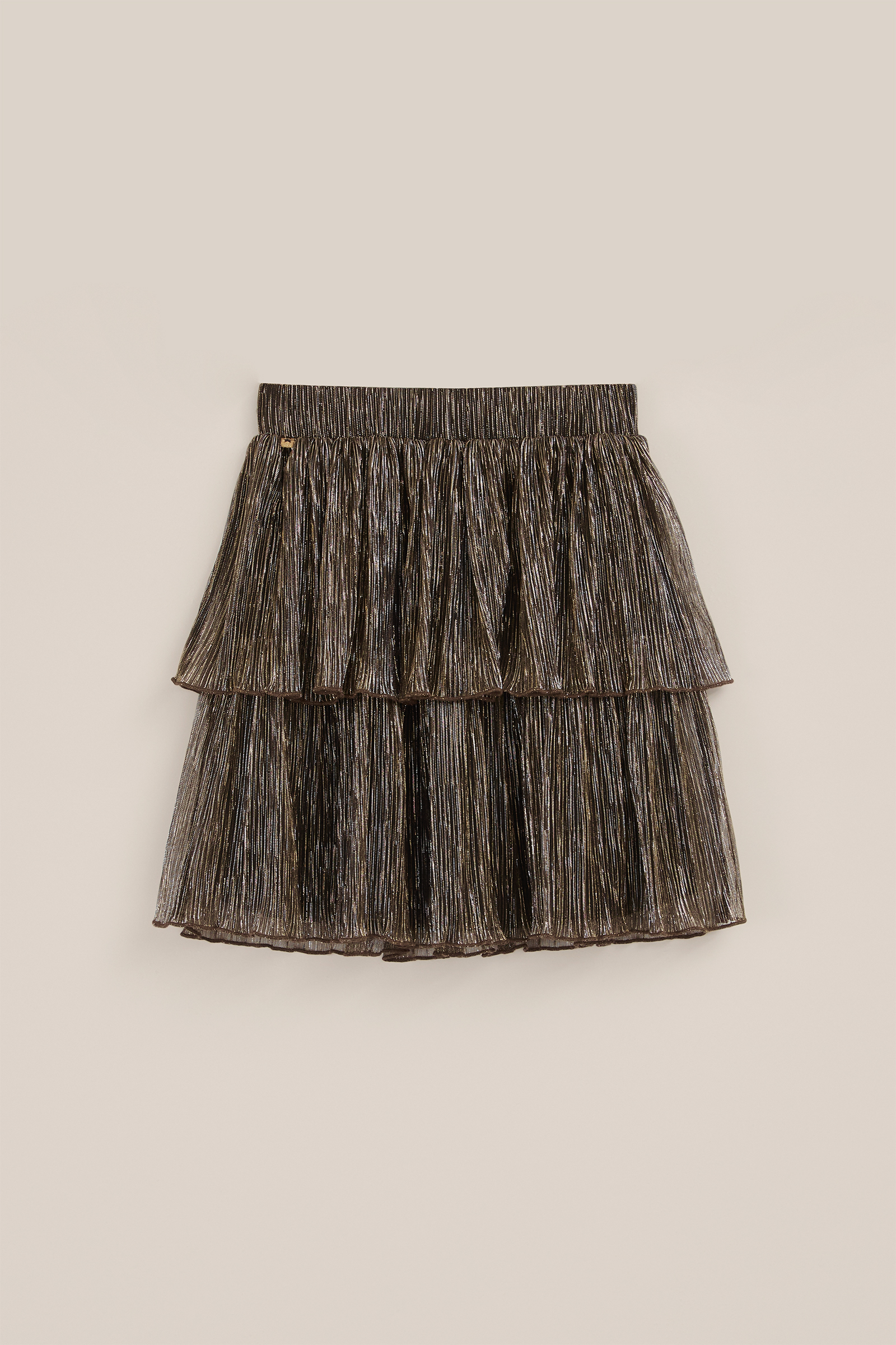 Meisjes rok met dessin WE Fashion Goud