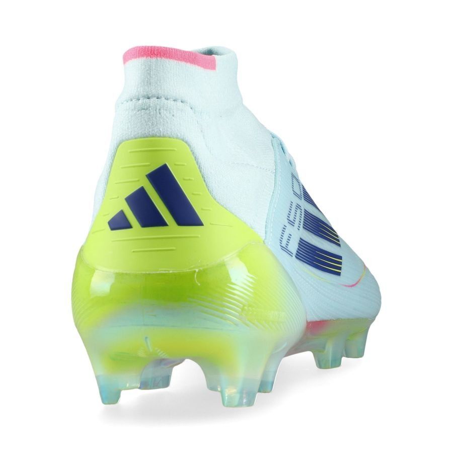 adidas F50 Elite Mid FG Stellar Icon - Almost Blue/Bleu/Jaune Femme