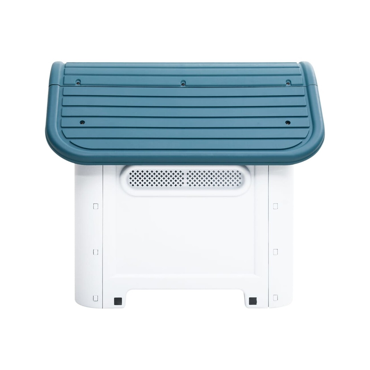 VidaXL Hundehütte 59x75x66cm Polypropylen Hundehaus blau