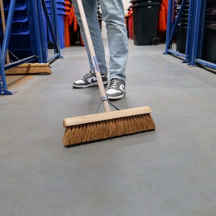 Zachte zaalveger kokos 40 cm - zonder steel (8712448297226)
