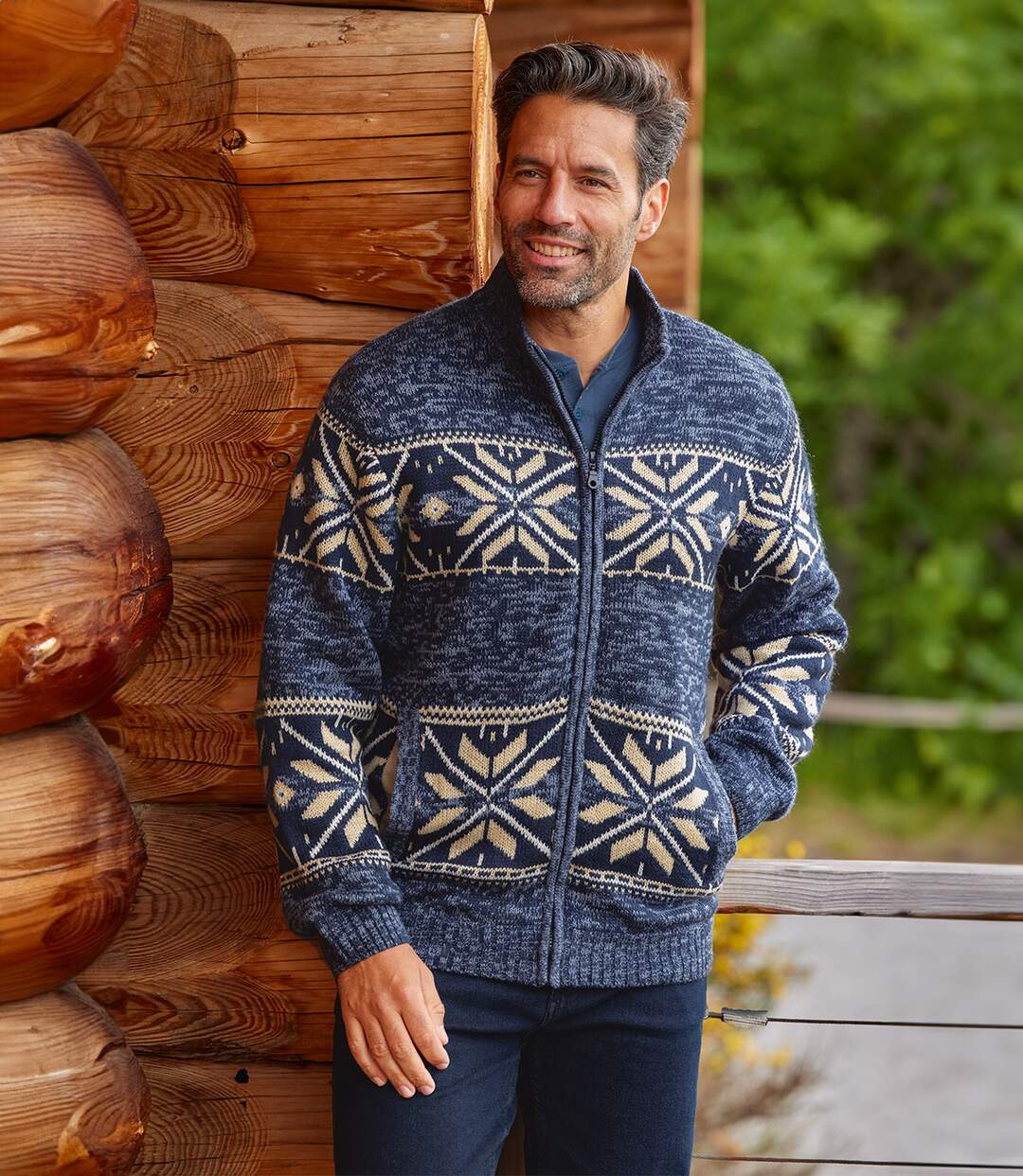 Blouson Tricot Doublé Polaire