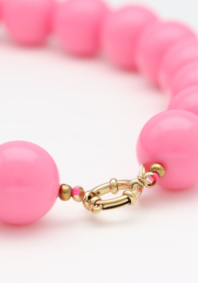 roze bonnie studios kettingen wilma necklace