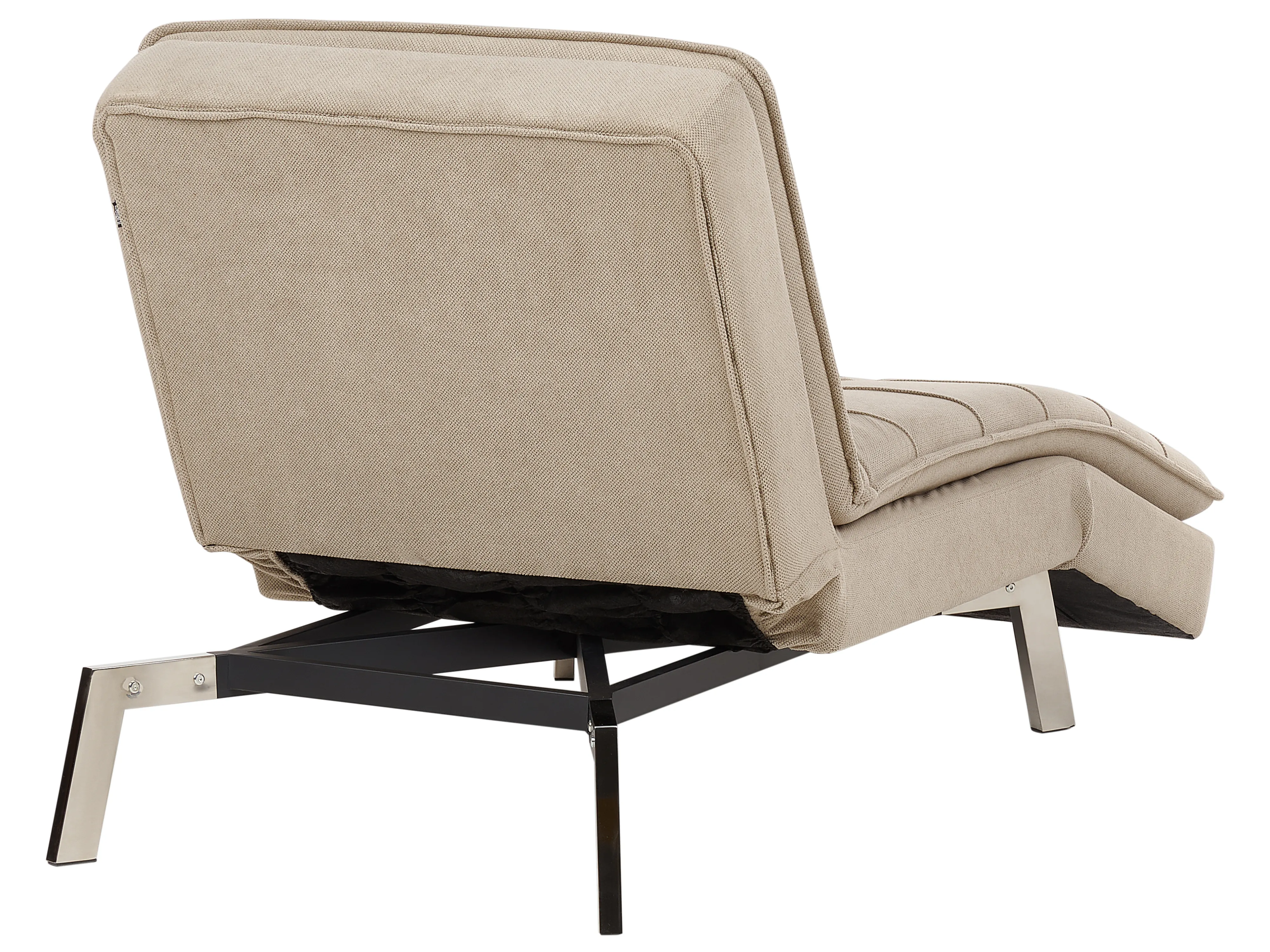 Chaise longue LOIRET Stof Beige