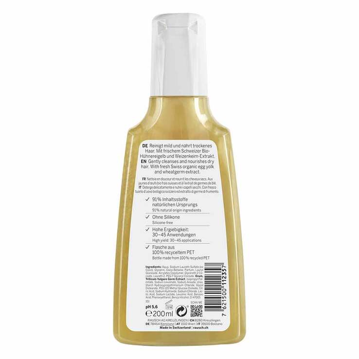 Rausch Nähr-Shampoo mit Ei-Öl, 200 ml