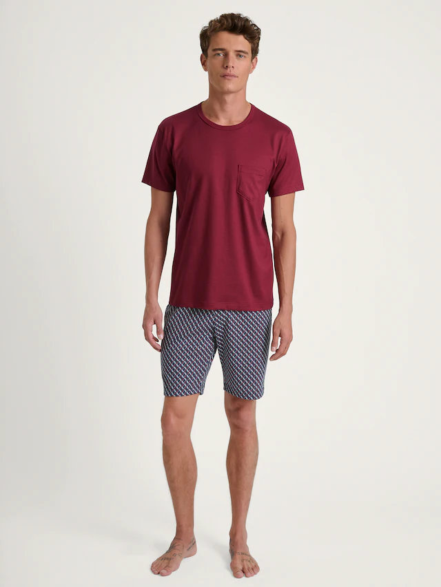 CALIDA Pyjama »Relax Imprint« 2 Stk. tlg., mit elastischem Hosenbund