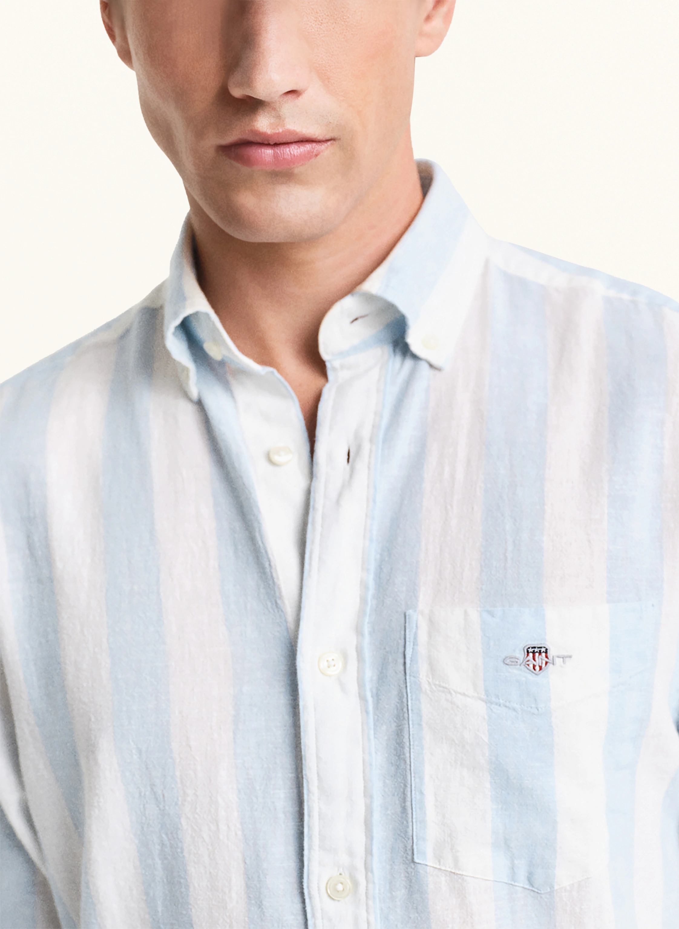 GANT Hemd Regular Fit mit Leinen