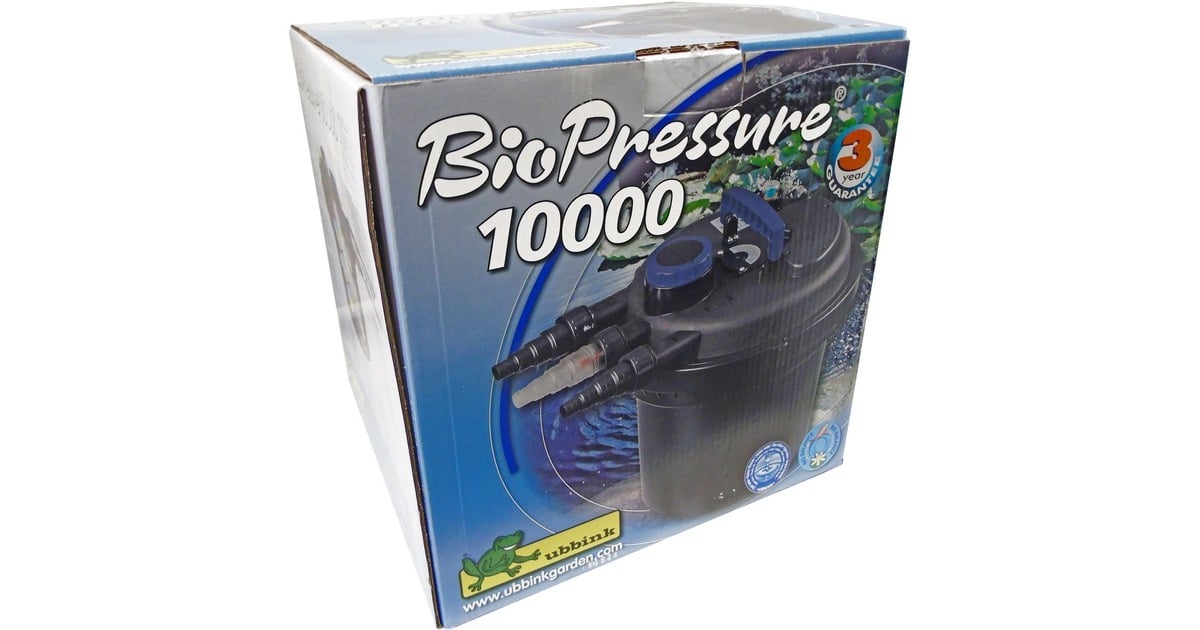 UbbinkBioPressure II-drukfilter 10000 waterfilter  (Zwart, Incl. UVC 11W)