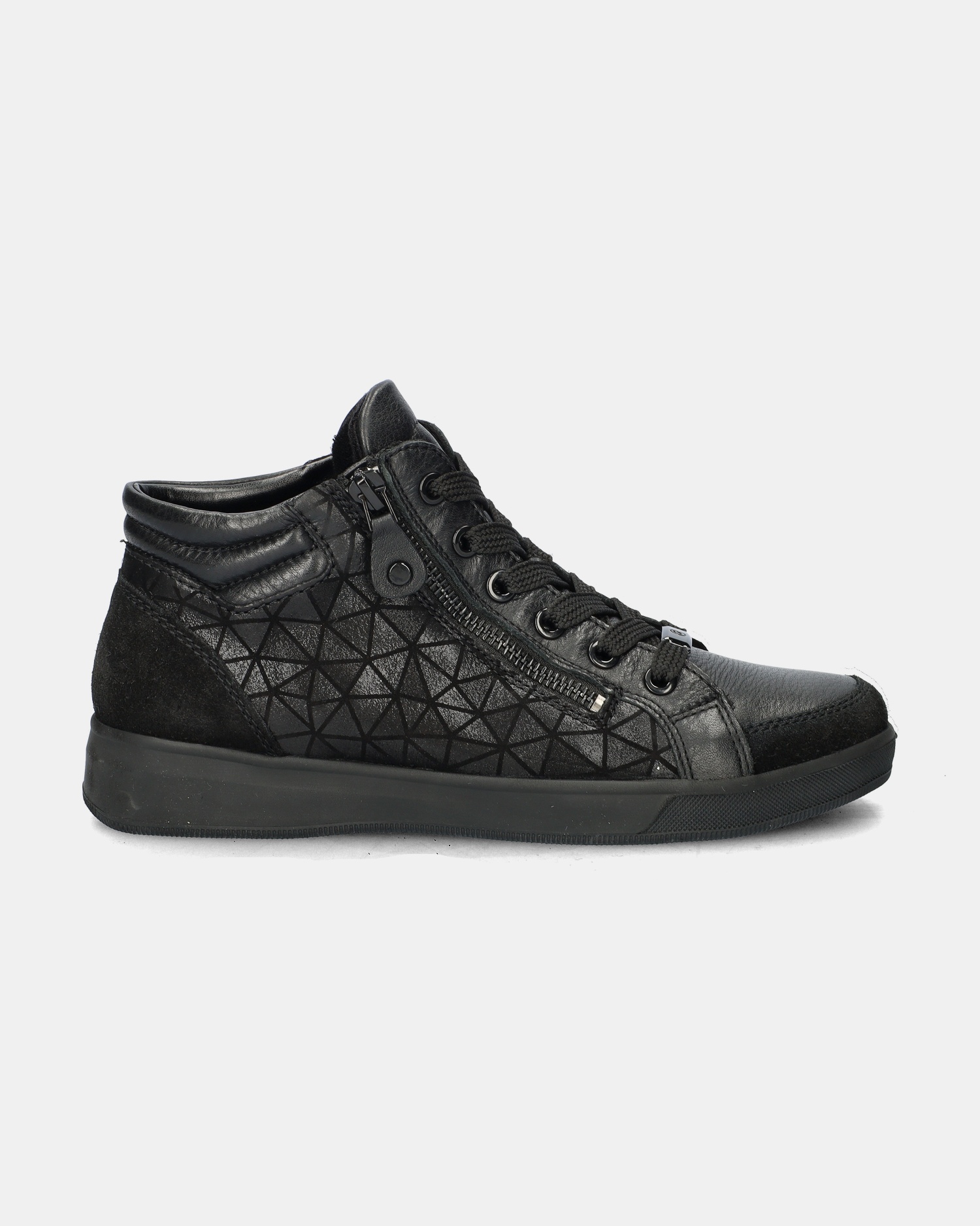 Ara Rome Hoge sneakers  - zwart