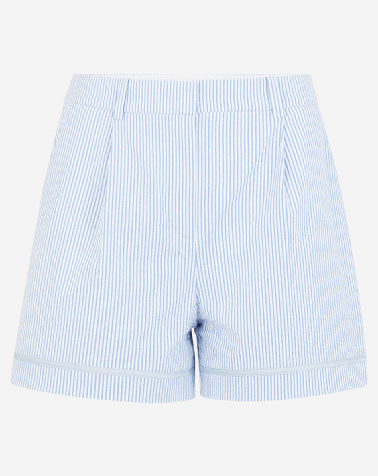 Tommy Hilfiger Short Seersucker rayures bleu/blanc