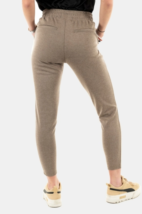 pantalons ichi kate pique marron