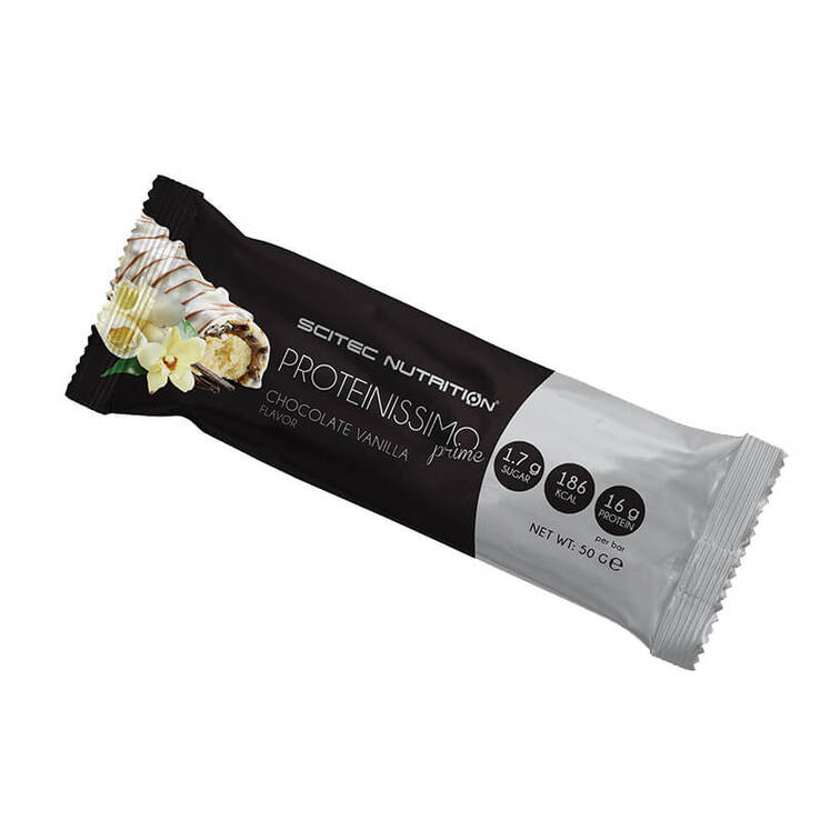 Proteinissimo prime Chocolate Vanilla Riegel, 50 g