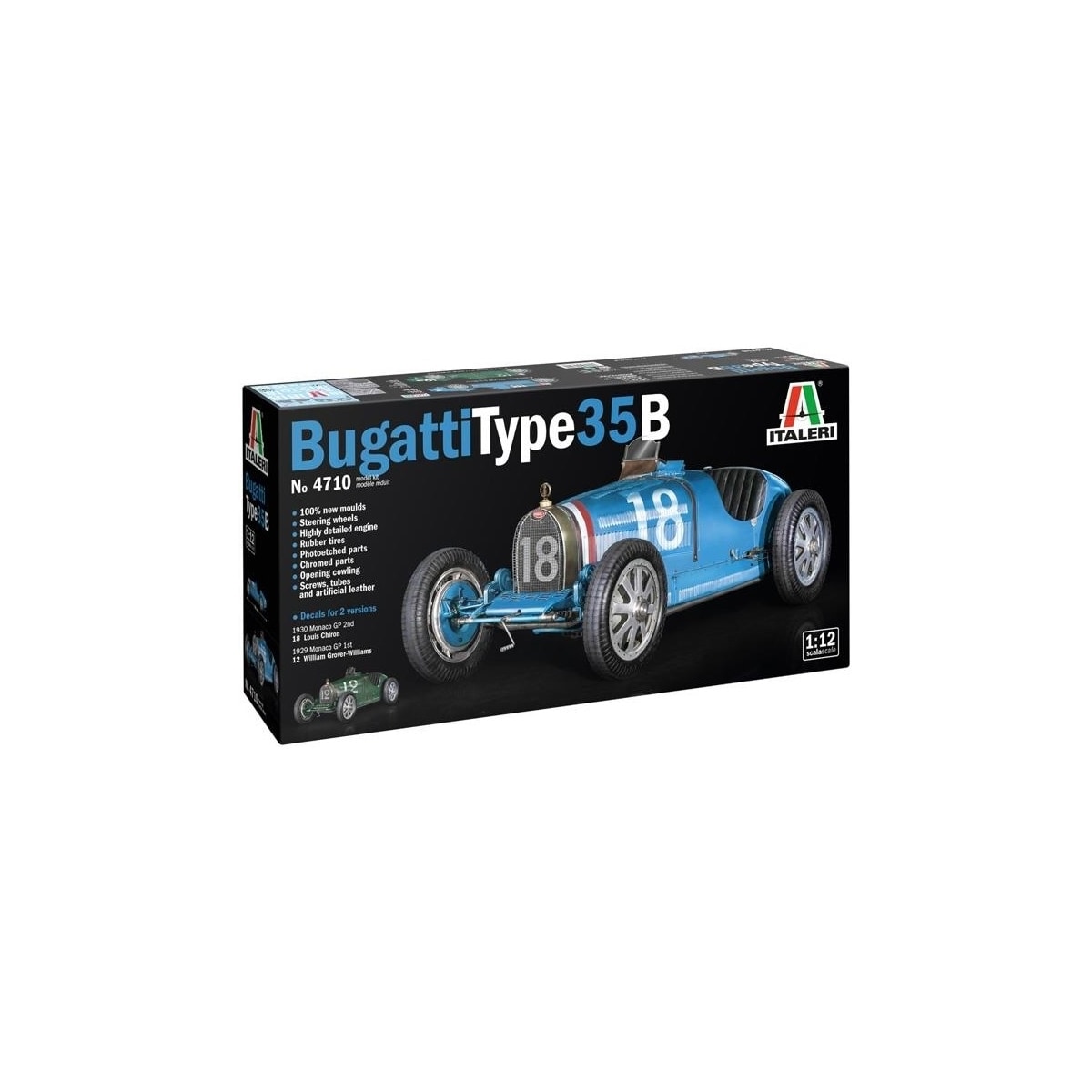 ITALERI 1:12 - Bugatti Type 35B