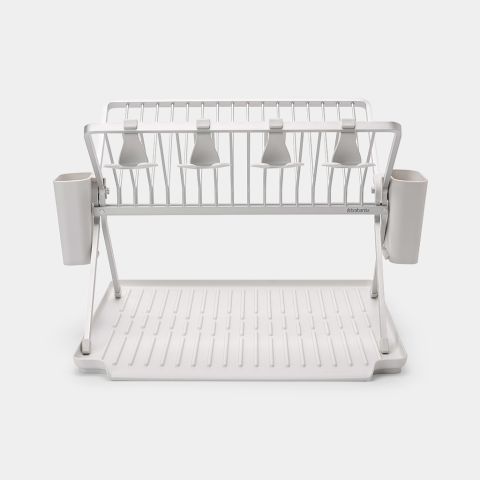 Inklapbaar afdruiprek SinkSide, Large - Light Grey