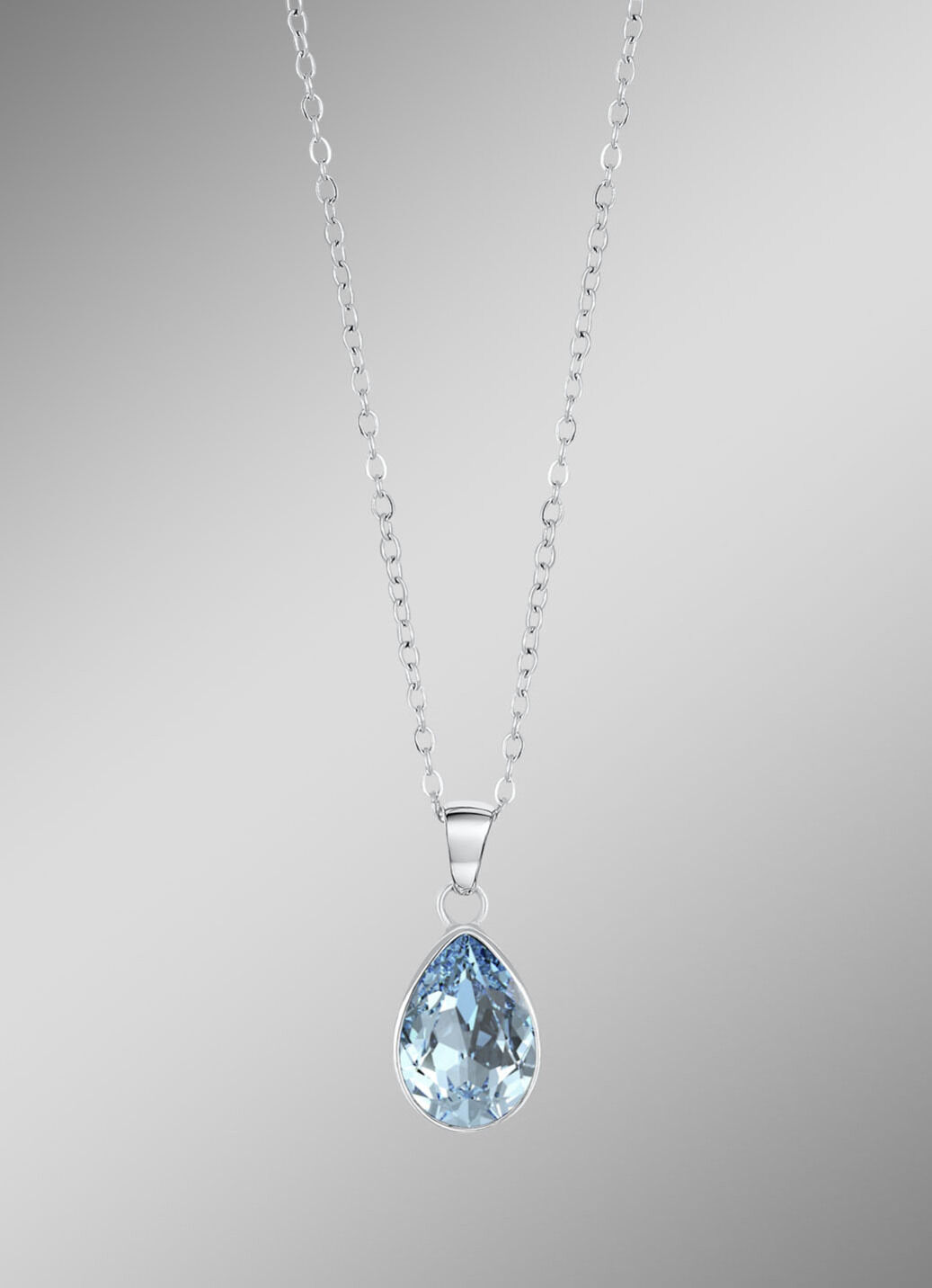 Anhänger mit Swarovski®-Kristall und Ankerkette