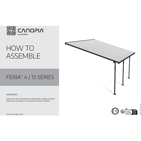 Canopia by Palram terrasseoverdækning Feria - hvid