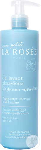 La Rosée Mon Petit Gel Lavant Ultra-Doux Visage/Corps/Cheveux Bébé Et Enfant Flacon Pompe 400ml