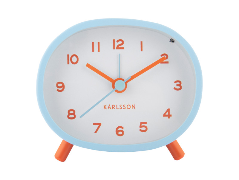 Alarm Clock Cheeky Oval KA6025LB Soft blue