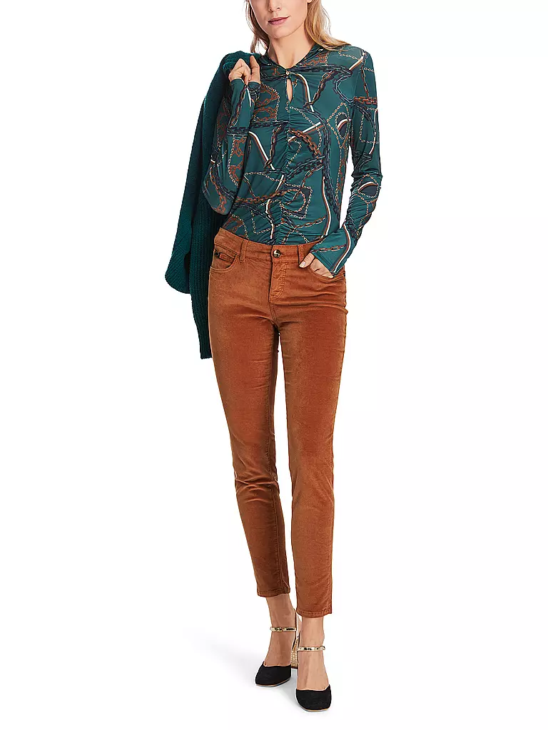 MARC CAIN Hose SILVI orange