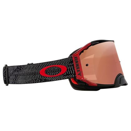 Masque cross Oakley AIRBRAKE MX Black Flux écran Prism MX Black 2024 - Noir / Rouge