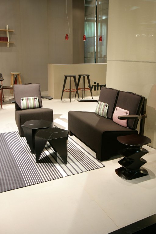 Vitra Tabouret Haut barkruk donker eiken