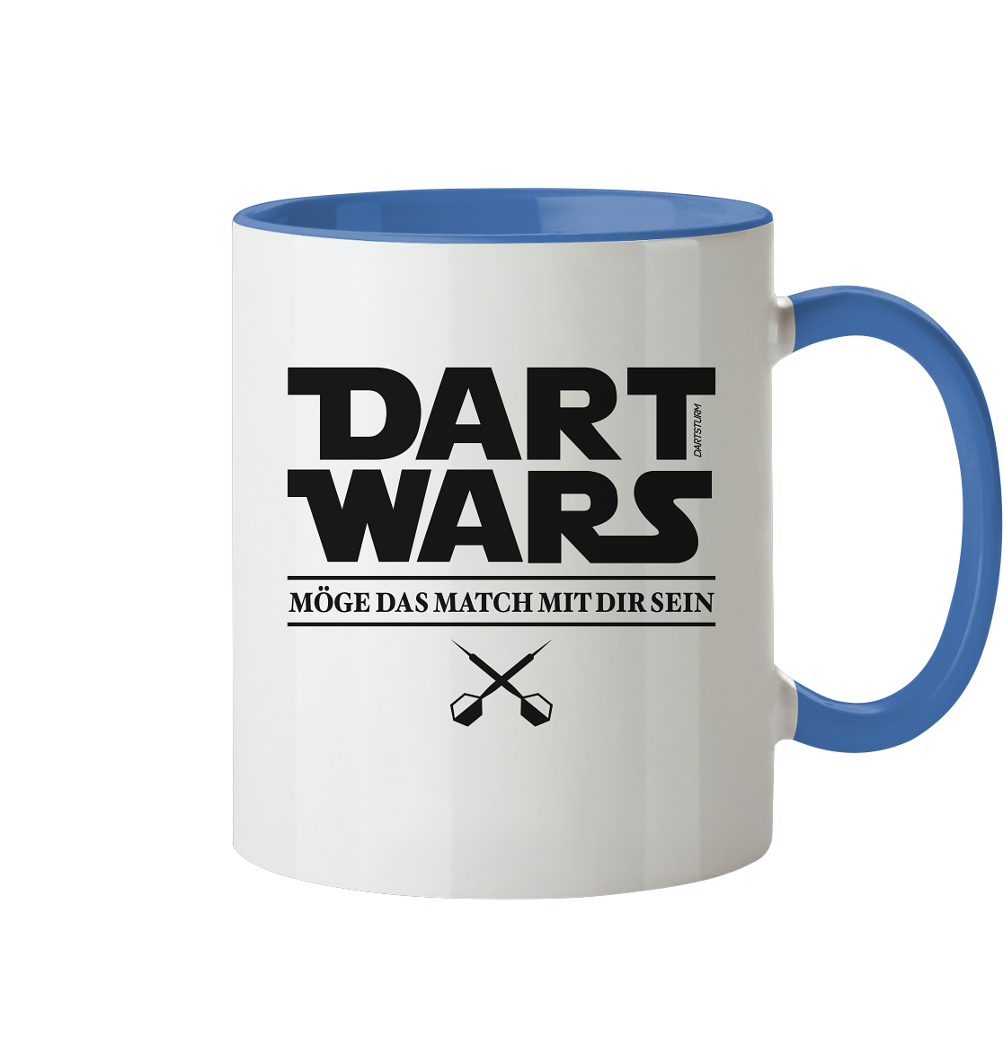 DartSturm - Dart Wars Schwarz - Tasse zweifarbig