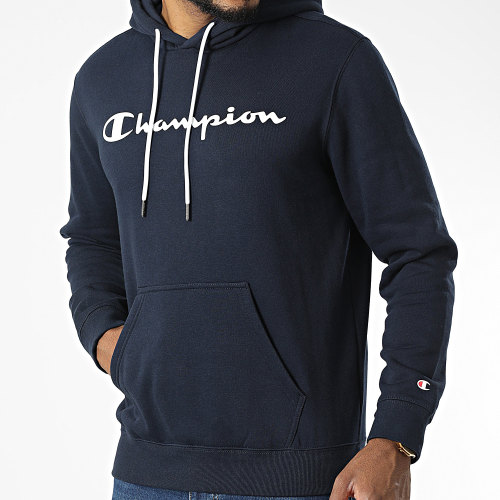 Sweat Capuche 218282 Bleu Marine