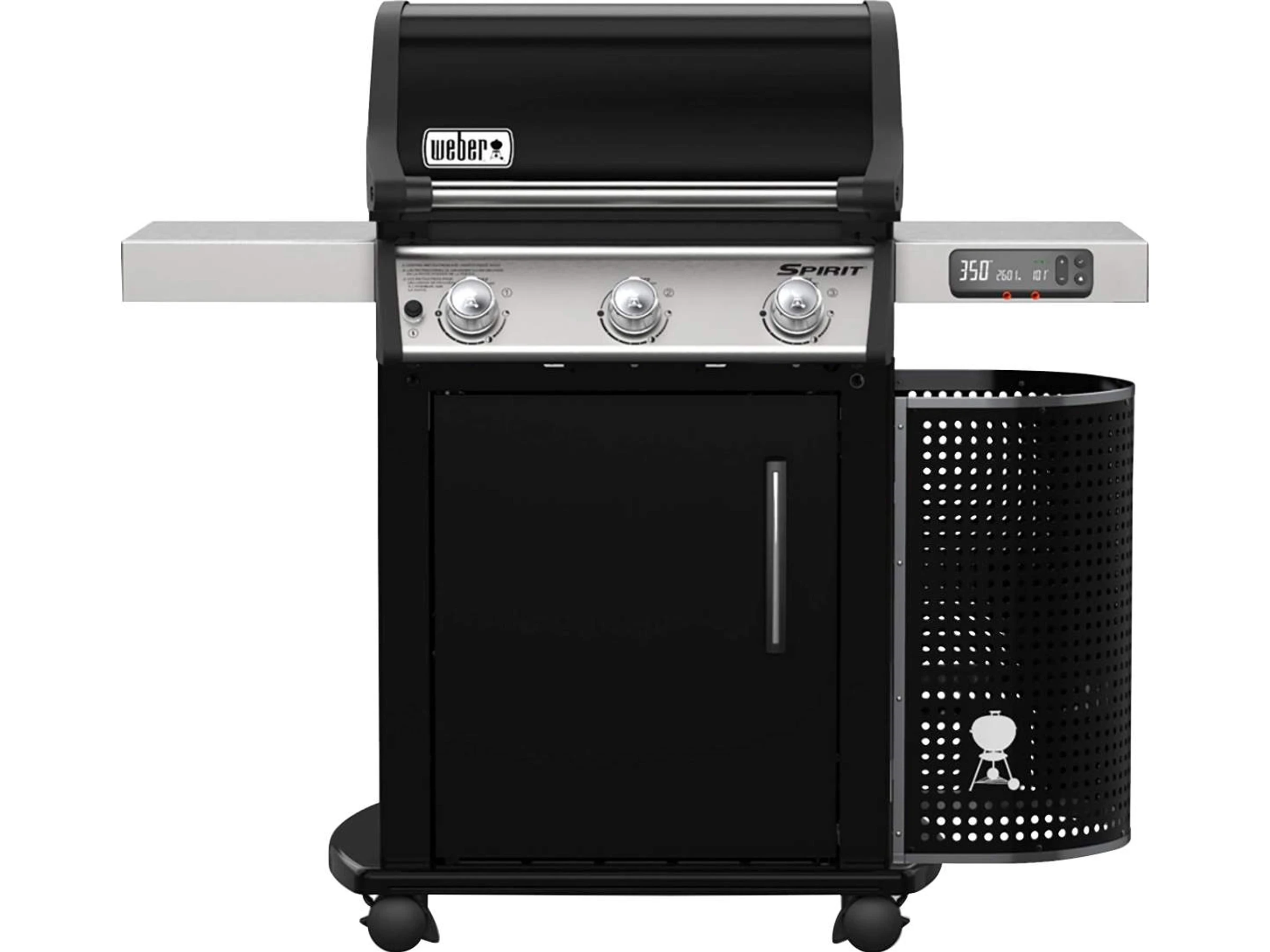 Weber Gasgrill Spirit EPX-315 mit 3 Brennern GBS Smart Grill Schwarz