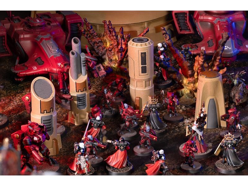 Gale Force Nine Gelände Gothic Sector: United Frontier Scat Vorbemaltes Gelände für Miniaturen-Spiele