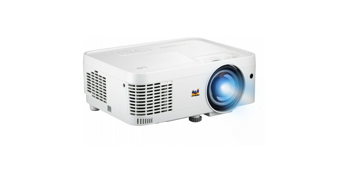 ViewSonicLS560W WXGA met korte projectieafstand LED projector  (Wit, 3000 ANSI Lumen, voor bedrijven en onderwijs)
