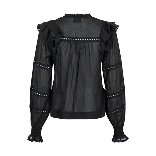 Neo Noir Aurika S Voile Bluse, Black, 36