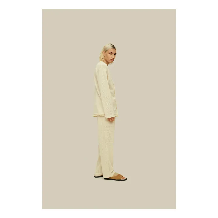 OAS Cardigan Net | Ecru
