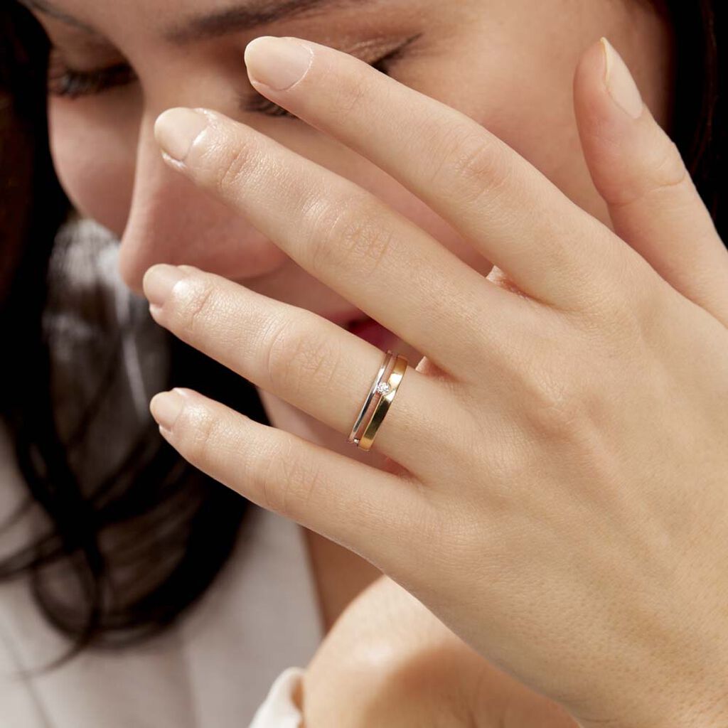 Bague Lola Or Bicolore Diamant