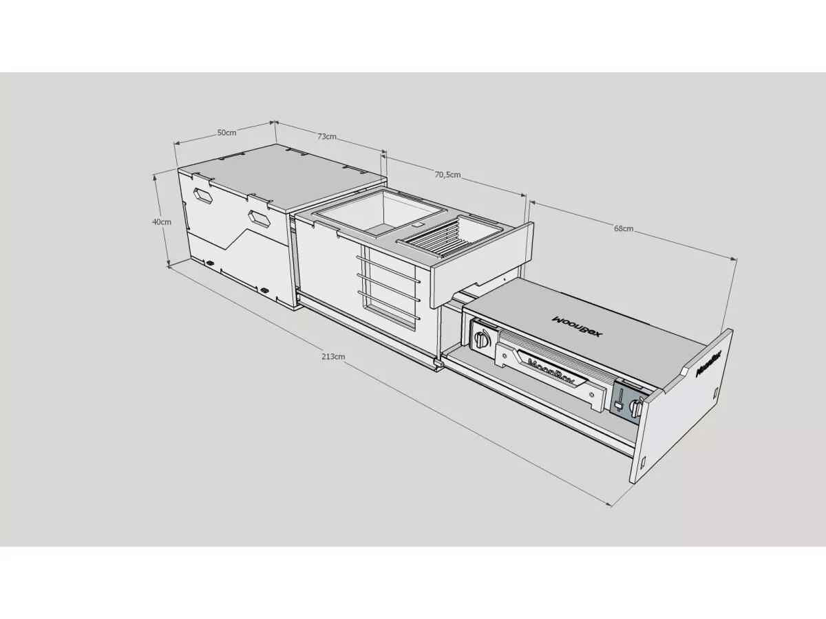 Moonbox keukenbox - White Edition