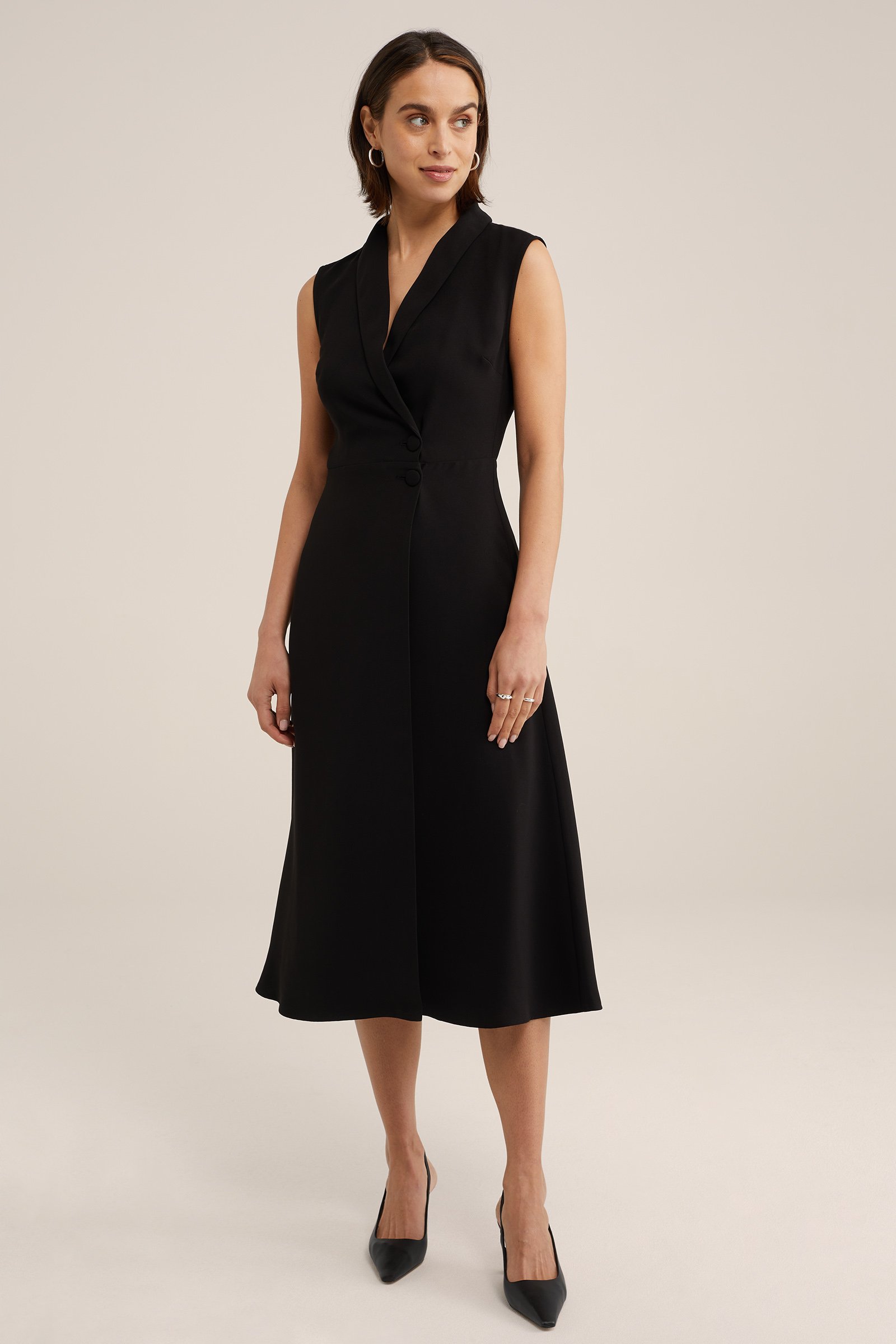 jurk WE Fashion Zwart