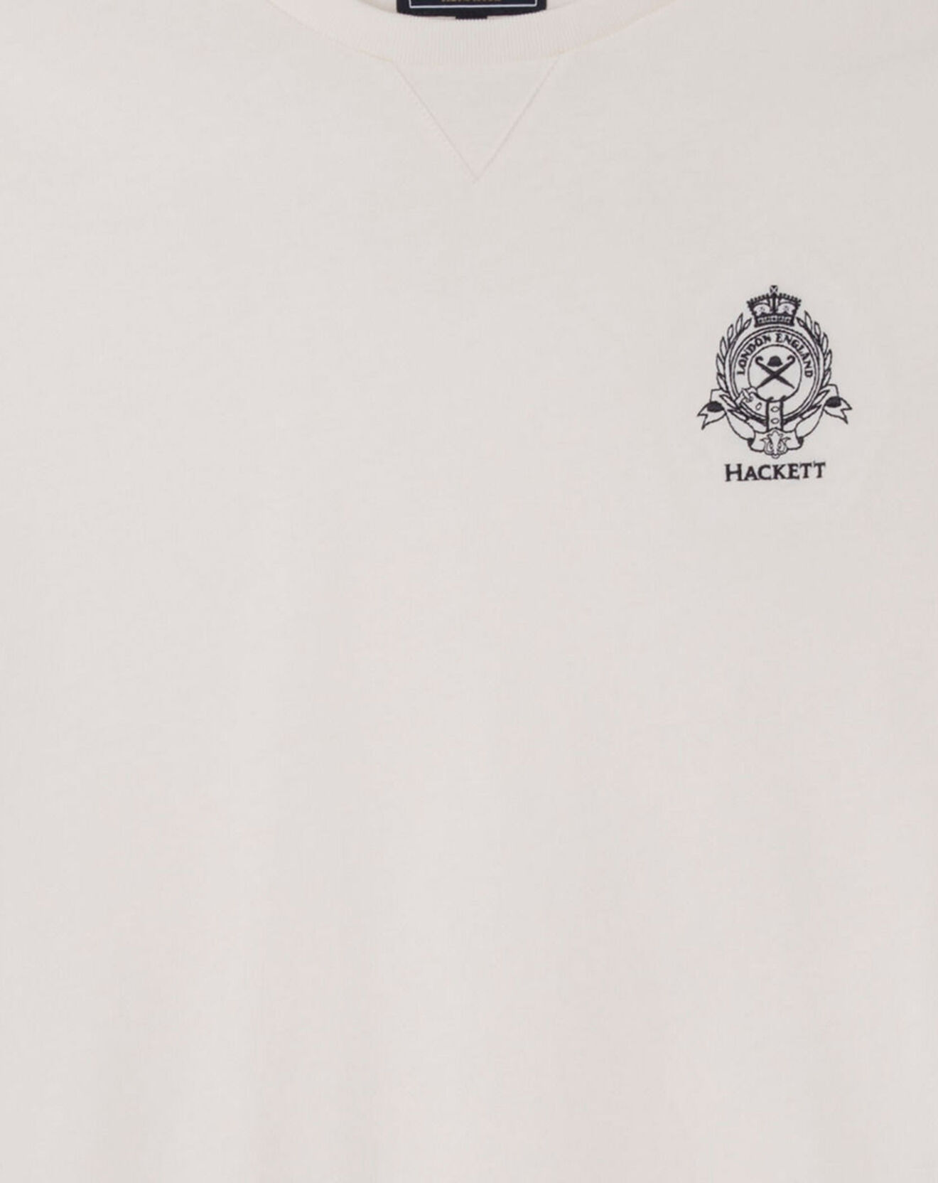 Hackett London T-Shirt Regular Fit Blason écru