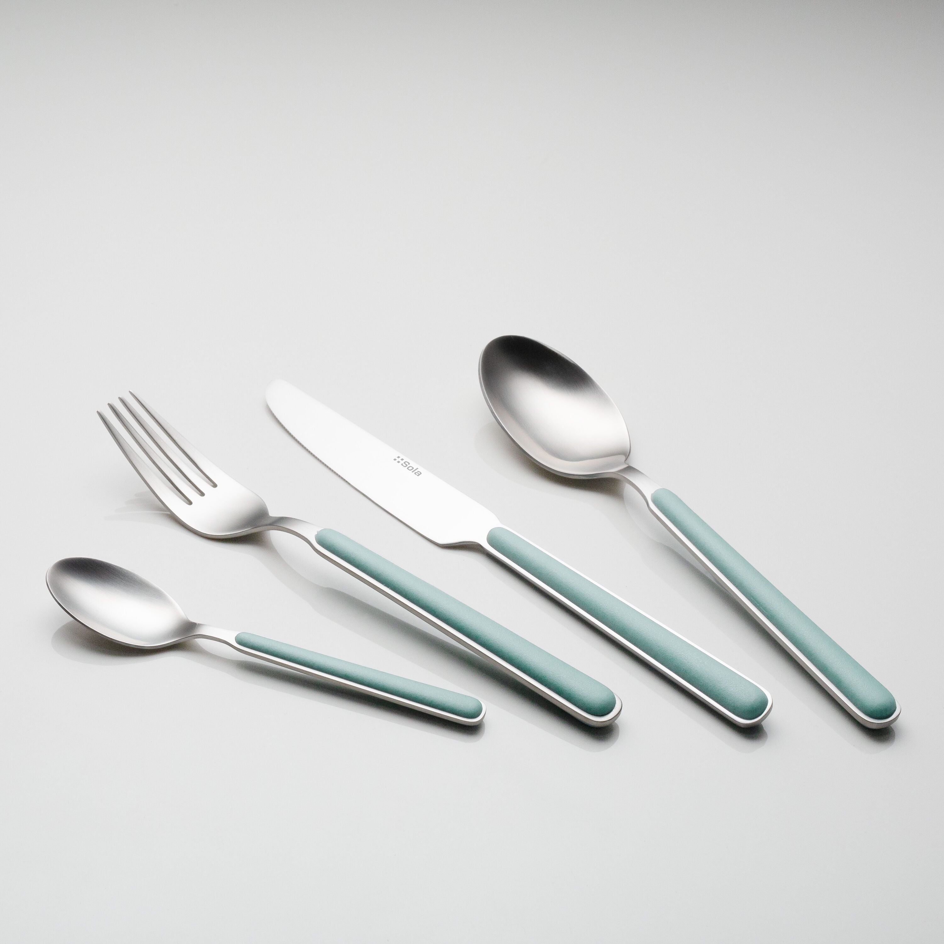 GALLERY BESTECKSET 16TLG. LIGHT PETROL - Mint
