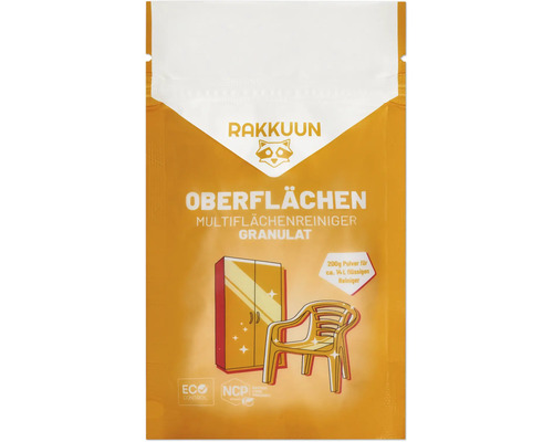 RAKKUUN Multi-oppervlaktereiniger reinigingskorrels 200 g voor 14 l reiniger