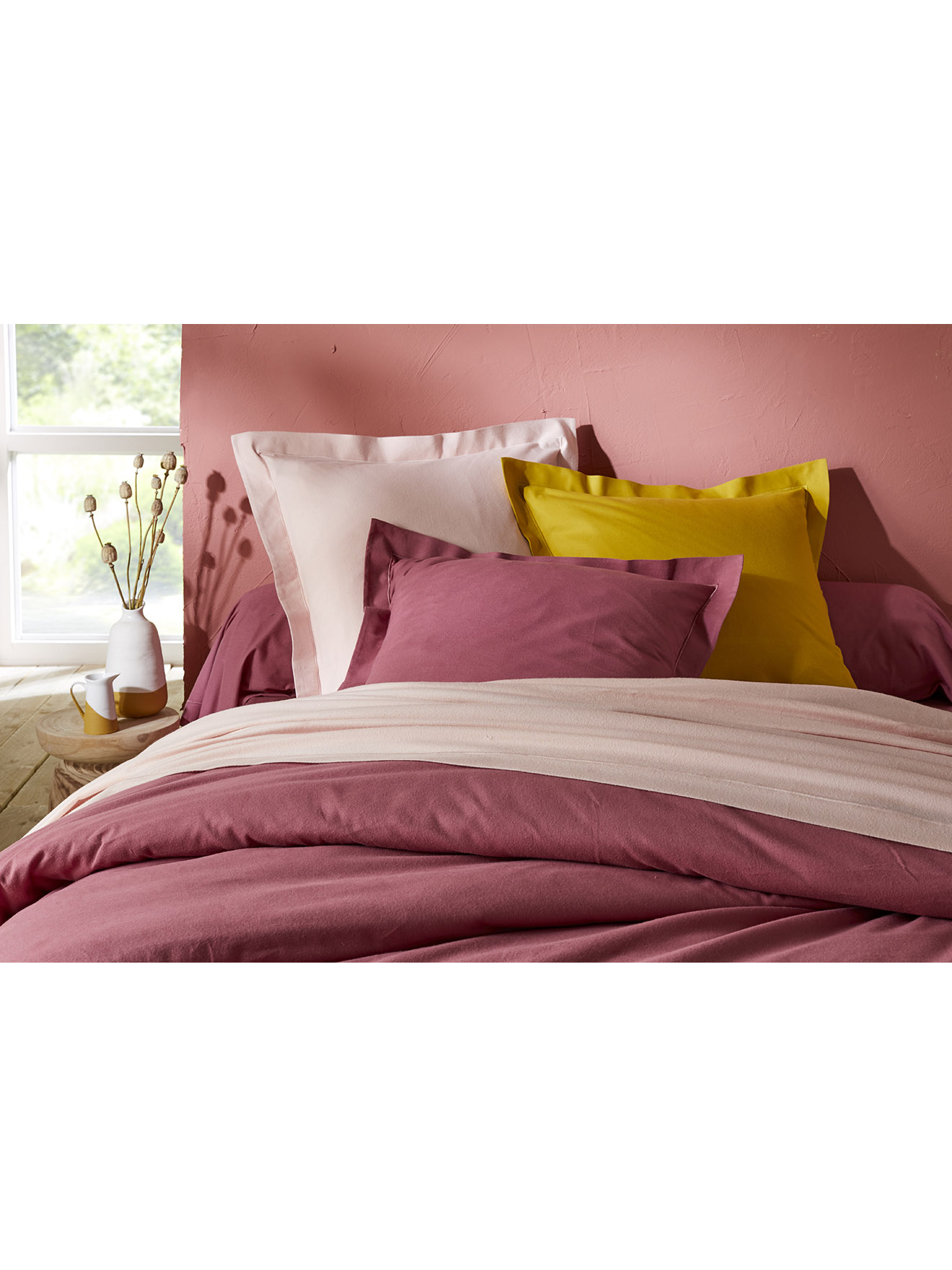 Drap en flanelle unie