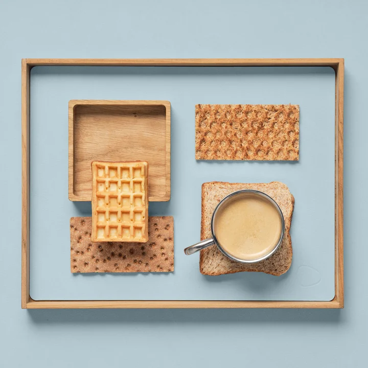 Lind DNA - Even Teak Tablett Square M, Teak / Nupo natur