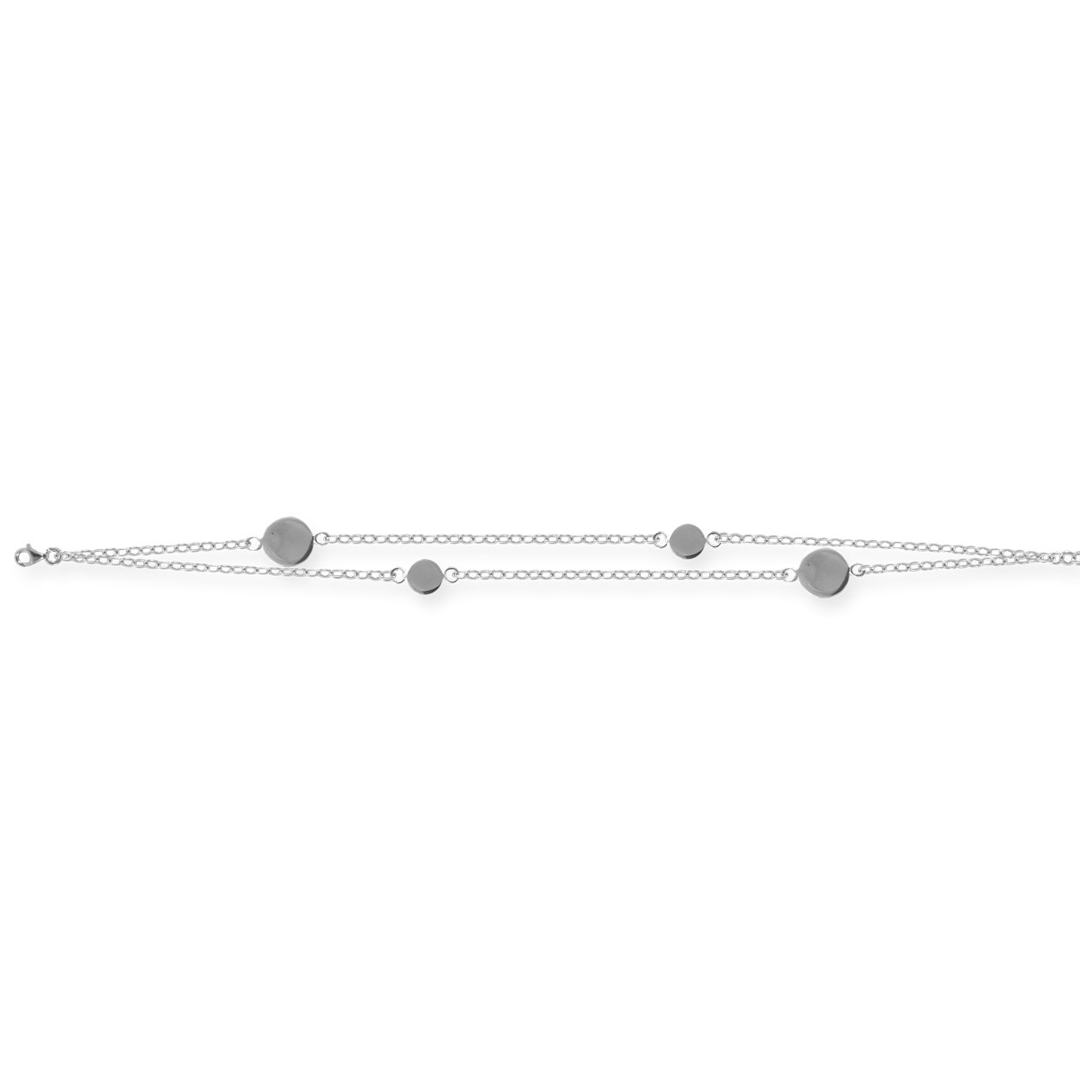 Bracelet en argent 925 rhodié